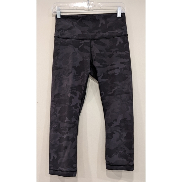 Lululemon Wunder Under Crop Hi-Rise Full On Luon 21" Camo - Picture 3 of 6